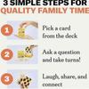 150 Conversation Starter Cards Family Edition for Family Gathering Party Travel Card Game