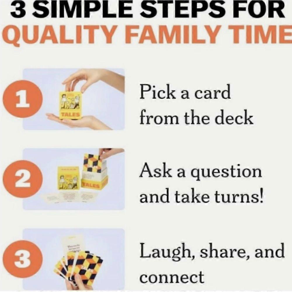 150 Conversation Starter Cards Family Edition for Family Gathering Party Travel Card Game