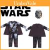 Star Wars Mandalorianer Halloween Kostümset für Jungen; Overall, Maske und Umhang inklusive!