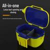 Insulated Breathable Double-Layer Red Worm Bait Box for Sea Fishing