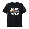 VHS Vintage The Future Is Here 1976 T Shirt Vintage Washed Comfortable Designer Clothes Casual Top For Everyday Wear Fashion