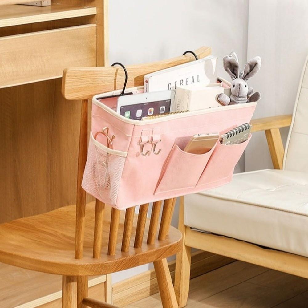 Multi-Pocket Hanging Storage Bag Space-Saving Dormitory Storage Basket  Dormitory