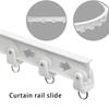 Pack of 30 Curtain Track Rollers Hook  Easy To Clean & Install Home Decors Curtain Accessory for Smooth Curtain Movement