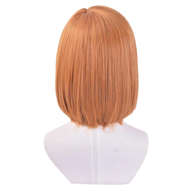 Anime Jujutsu Kaisen Kugisaki Nobara Cosplay Costume Top Skirt Halloween Wigs Women Waist Bag Fancy Party Dress Set