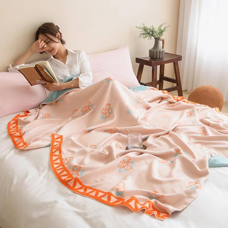 Bamboo fiber blanket, gauze towel, adult summer thin summer cool quilt