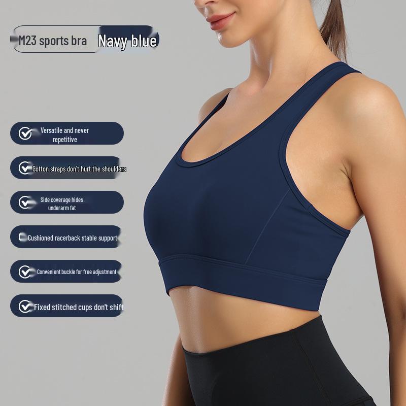 Xin Yu Shockproof Sports Bra for Women - Minimizes Large Bust Appearance, Perfect for Running, Yoga, and Fitness