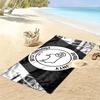Toalla de Playa Estampada del Derby County F.C., Toalla Grande Suave de Secado Rápido para Playa, Camping, Natación