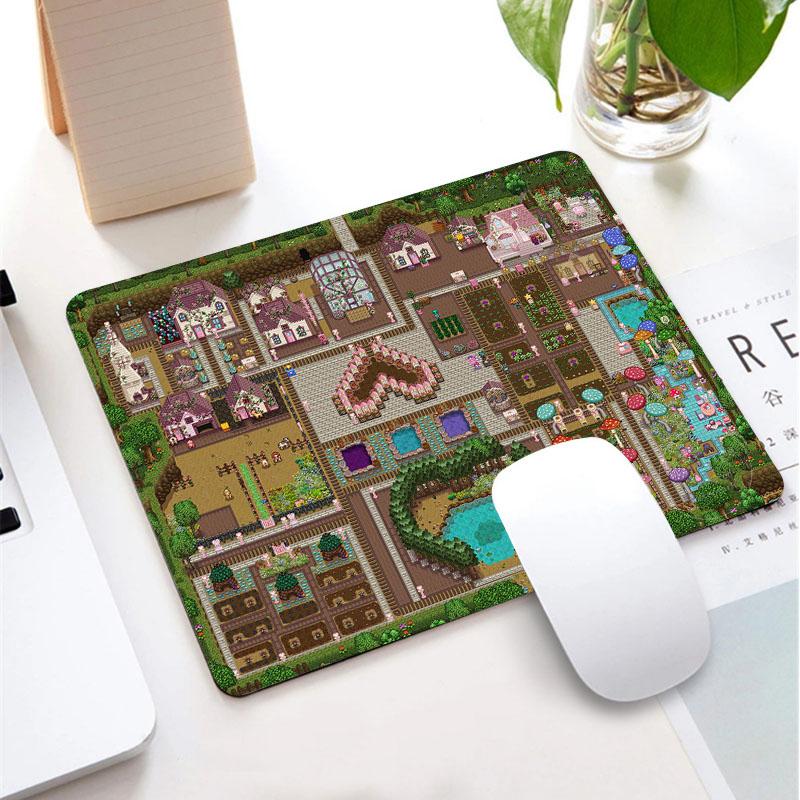 Stardew Valley Mauspads Kleine Mauspads Gamer PC Mauspads Sakura Computertischmatte Maus Teppich Gaming für Maus Tastatur Pads