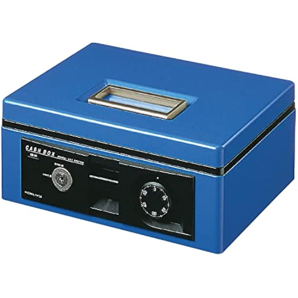 Kokuyo (KOKUYO) CB-13B Handbag Safe with Dial A5 Blue
