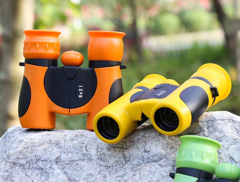 8x21 HD Kids Educational Handheld Binoculars: Outdoor Science Exploration