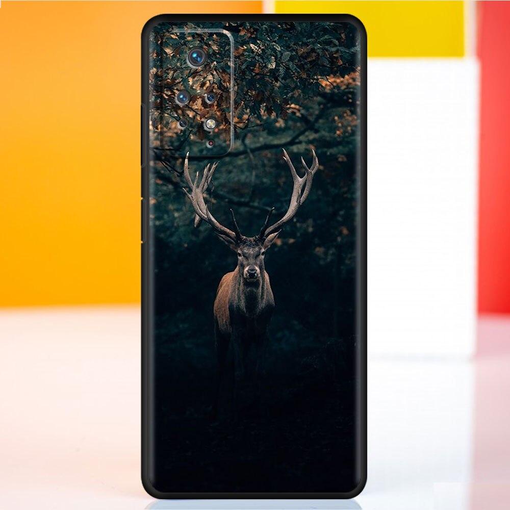 Husă de Telefon Mobil Rezistentă la Șocuri Pentru Xiaomi Redmi 9S 9A 11 Pro K40 9 9T 8 10 7 9C 8T K40S 10C Camuflaj Vânătoare de Căprioare
