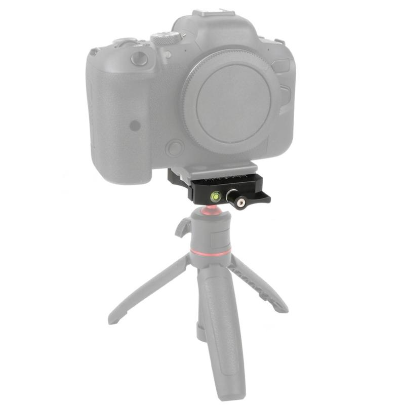 Quick Release Clamp Adapter Aluminium Alloy 3/8 To 1/4 Screw Mount Adaptor for Ballhead Tripod SLR Cameras