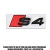 1 PZ Adesivo Decorativo Badge ABS per Bagagliaio Posteriore Carrozzeria Auto per Audi S6 S7 S8 S3 S4 S5 Logo Emblema Posteriore Auto Accessori di Modifica