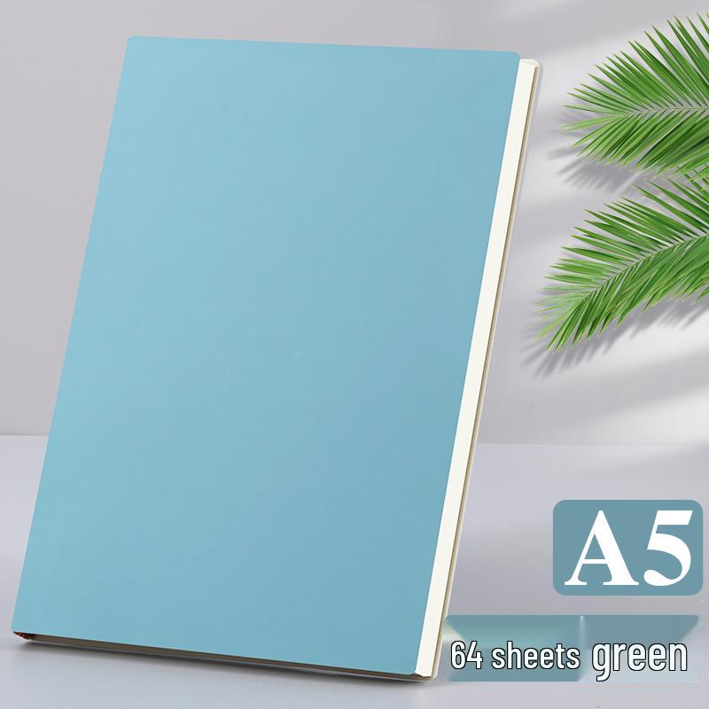 A5 Thickened Notebook - Simple, Retro Design for Students and Business Meetings