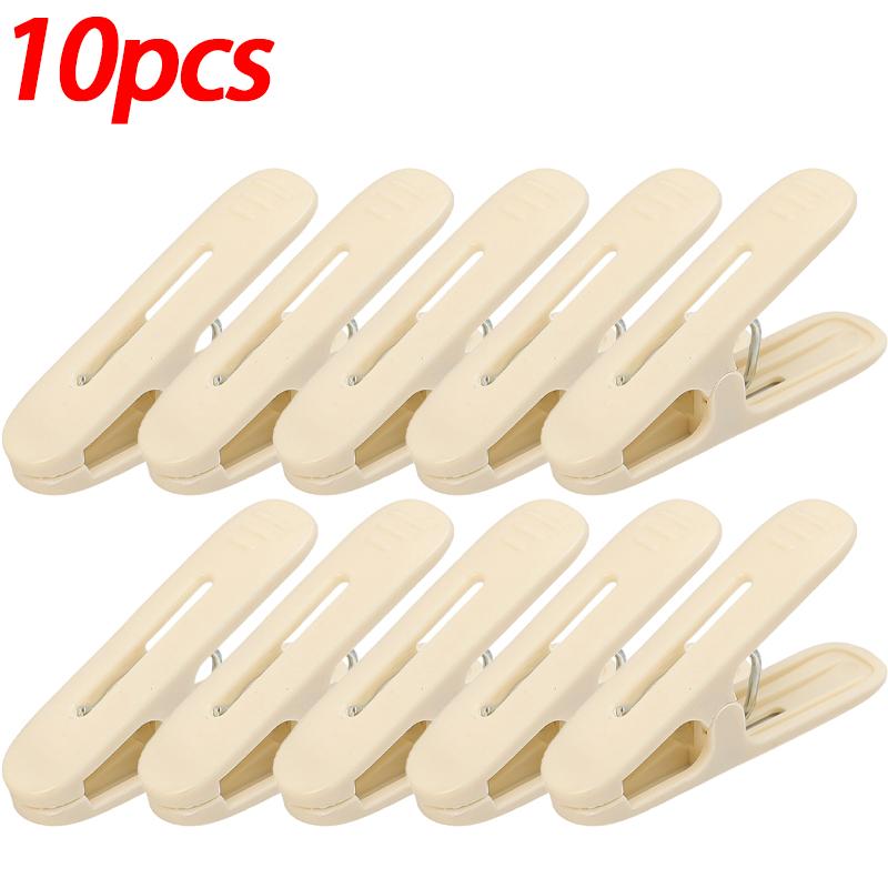 

10/50pcs Clothes Pegs Windproof Multifunctional Socks Underwear Drying Rack Holder Clothespin Hangers Photoes Storage Clamps