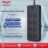 Delixi Multi-Function Extension Cord Power Strip for Home/Dorm with Multi-Socket Converter