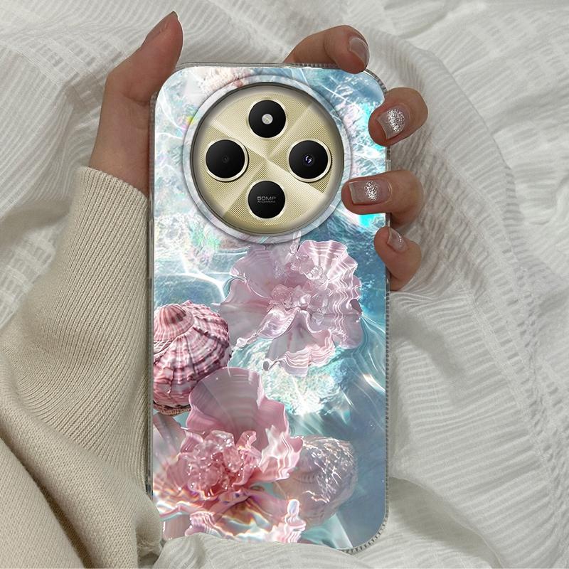 Summer Seashell Seaside Wave Beach Girls Women Case For Xiaomi Poco X3pro X5 M6 X6 X3 NFC M5s M6 X7 Pro C75 C61 Fundas Cover