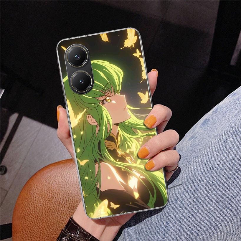 Code Geass Anime Phone Case For Xiaomi Poco X7 X6 X5 Pro F7 Ultra Redmi 15C 15 13C 13 12C 12 10 10A 10C 9 9A 9C 9T Cover Poco X7