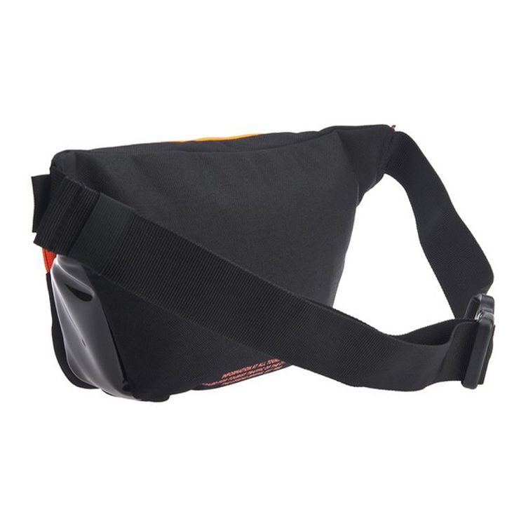 Li Ning Sports Zipper Nylon Chest Bag Waist Bag Couple Style Unisex bags Black ABLP134-2