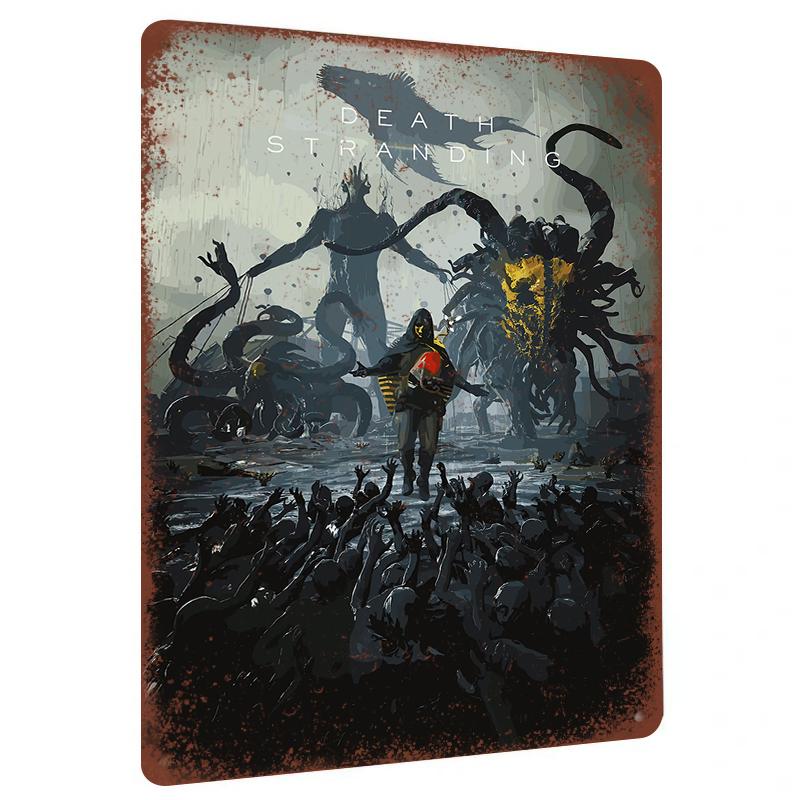 

Death Stranding Game Art Metal Tin Sign Living Room Study Wall Decor Home Decoration Poster 20x30cm（7.8x11.8inch）