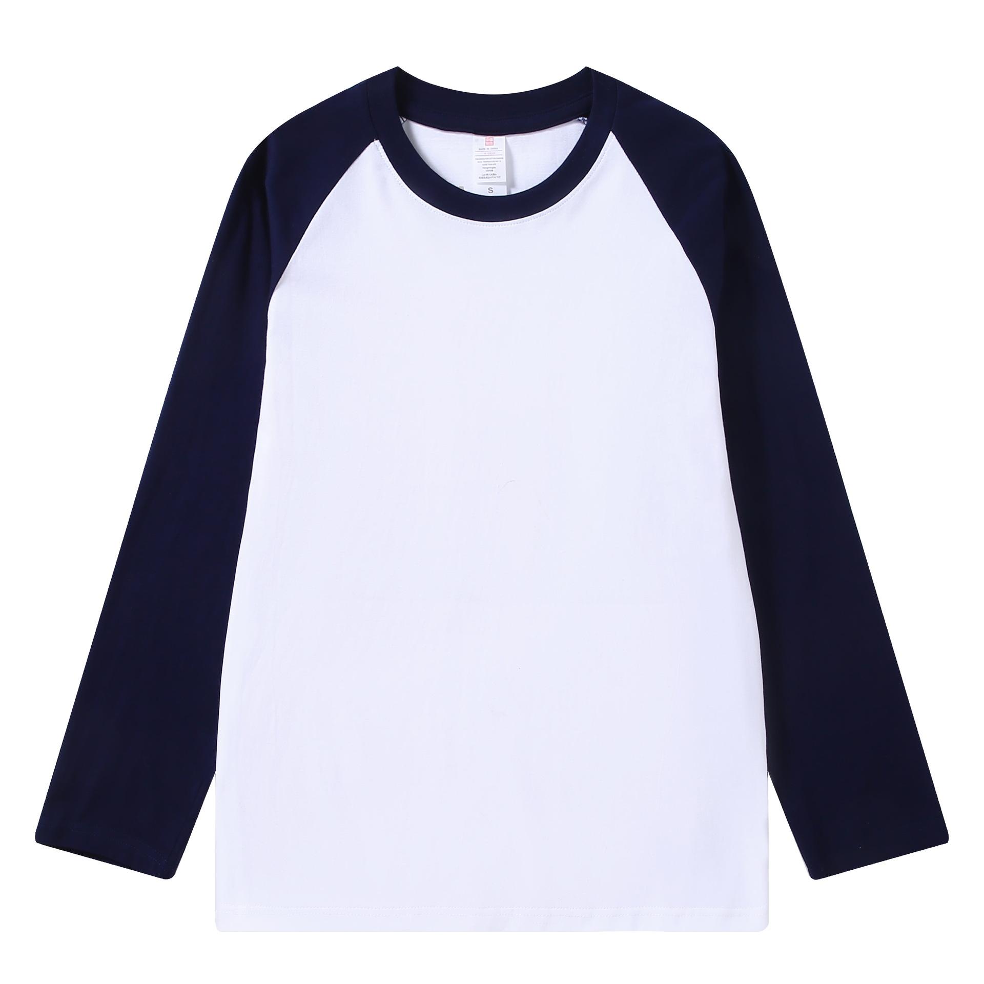 Wovey Pure Katoen Lange Mouwen Heren T-shirt Los Splicing Schouder Mouwen US Stijl Retro Basis Shirt Man T-shirt Tops T-shirts L Vloot