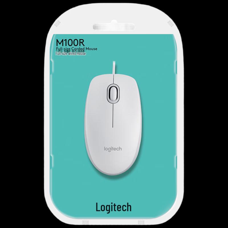 

Logitech M100r Symmetrical Wired Mouse
