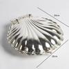 Golden Peacock Relief Design Shell Trays Decorative, Fruit Tray, Snacks, Metal Tray, Home Desktop Organizer, Kitchen Storage Box