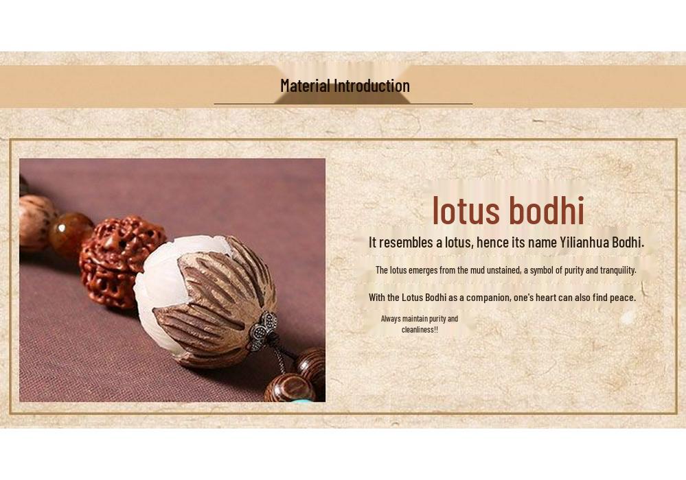 Unisex Tibetan Ethnic Necklace: Versatile, Retro-Style Jewelry with Wooden Accents for Cotton and Linen Outfits