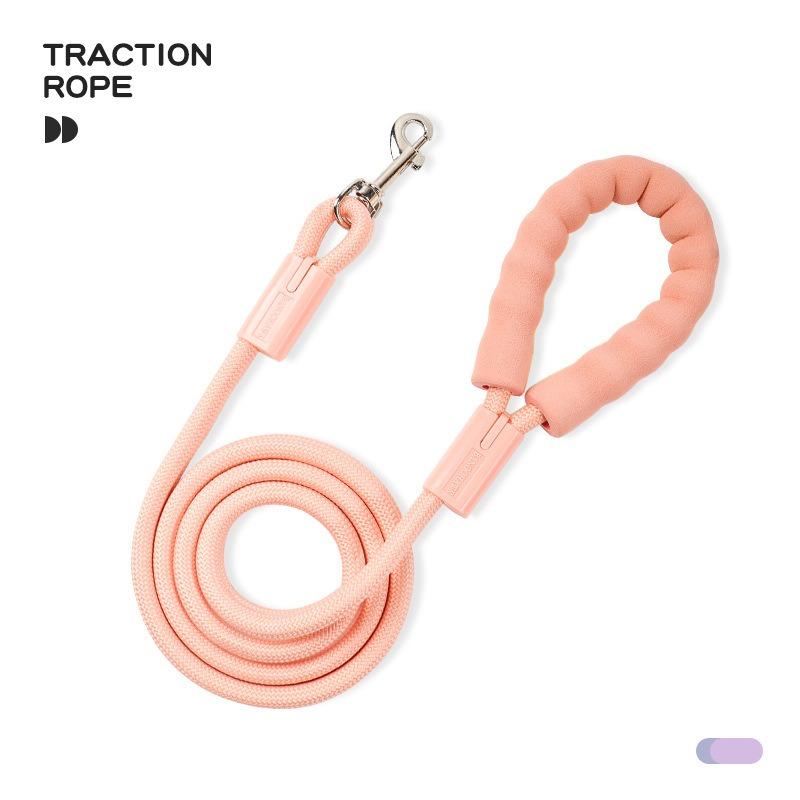 Colorful Round Rope Dog Leash Pet Supplies Walking Leash for Dogs Outdoor Walk Puppy Dog Rope Lead 1