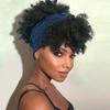 Foreign Trade Explosions African Small Curly Hair Bangs Adjustable Medium Integrated Headband Wig High-Temperature Silk