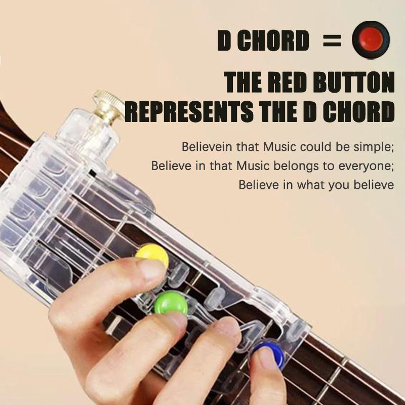 Gitarren-Anfänger-Training Akkord-Lernwerkzeug Finger Schmerzfreier Aufsatz Übungszubehör