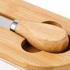 Butter Storage Box with Knife Bamboo Wood Lid 300ml Butter Cheese Container Box Household Kitchen Restaurant Butter Storage Box
