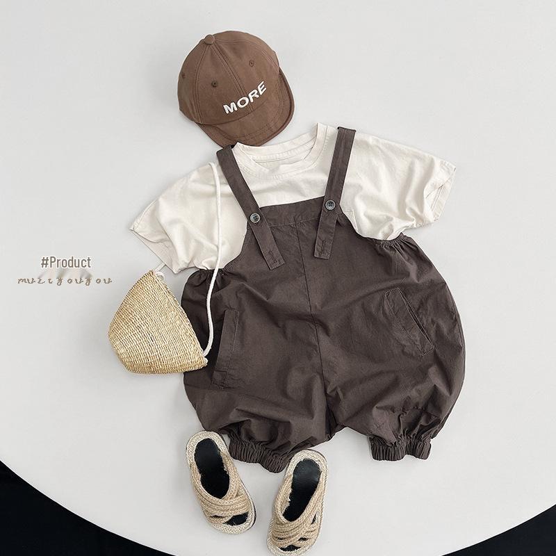 Summer New Cotton Overalls for Kids - Japanese & Korean Style