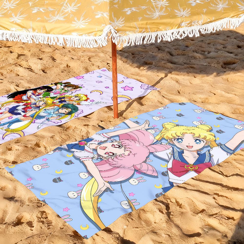 Adventure anime S-SAILOR M-MOON Towel Drying Bath Towel Applicable To Light Swimming Camping Yoga Beach Out
