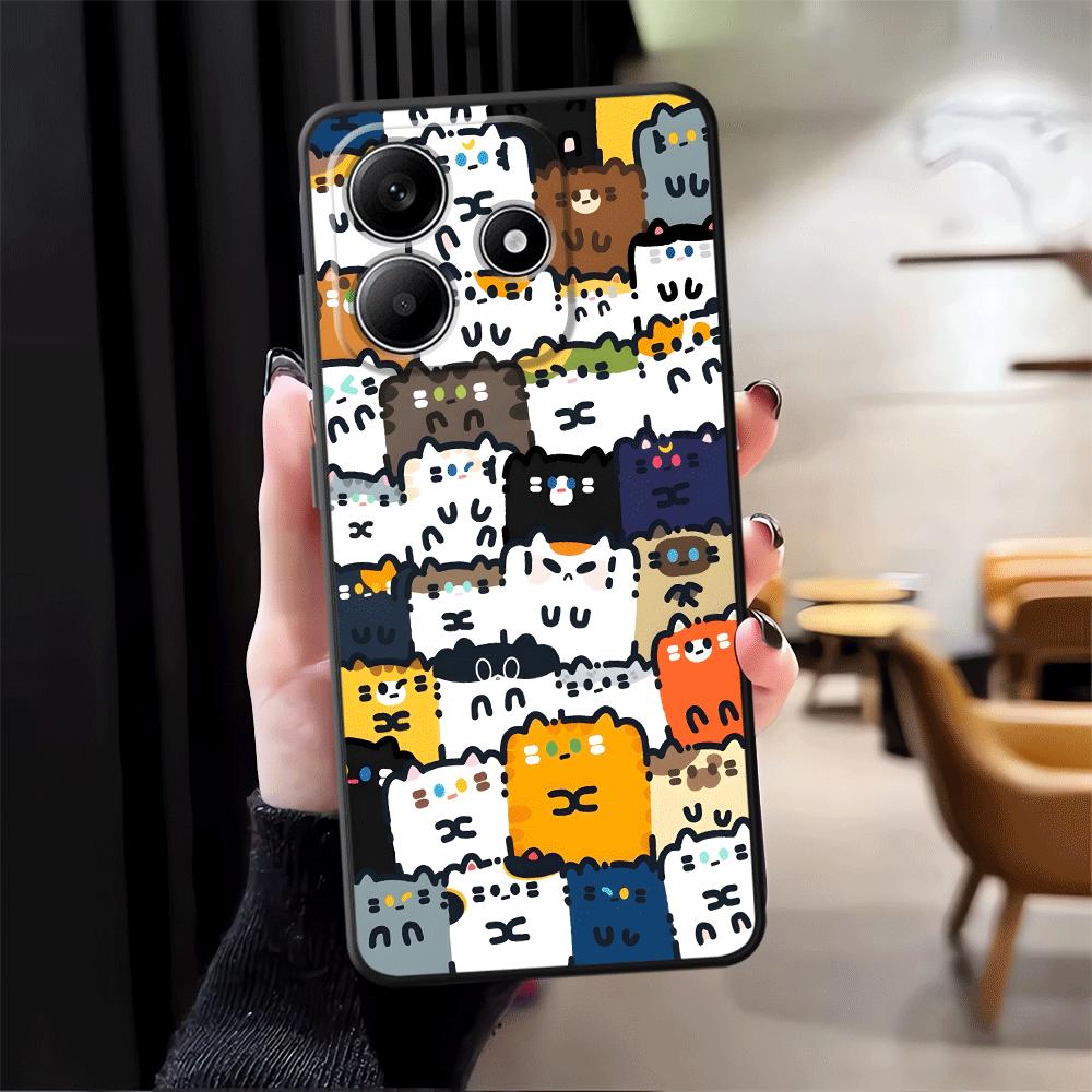 

Cute Cat Cartoon Case for Xiaomi Redmi Note 14 A4 A5 9 8 7 13 Pro Plus K80 12 11 14C A3 A1 12C 13C 10 Phone Cover K40 A1 A2 Redmi Note 10 Pro