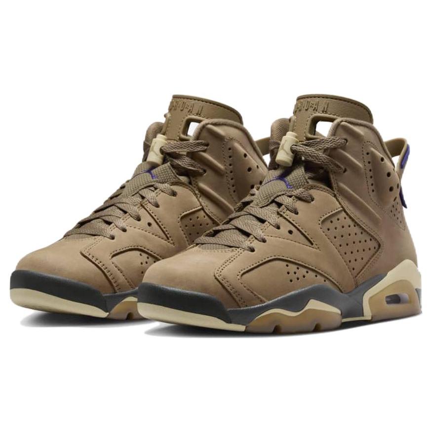 New JORDAN 6 Retro Gore Tex Brown Kelp Women's FD1643-300