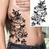 Hochwertige temporäre Rosen-Tattoos für Arm und Wade – Europäischer & Amerikanischer Stil