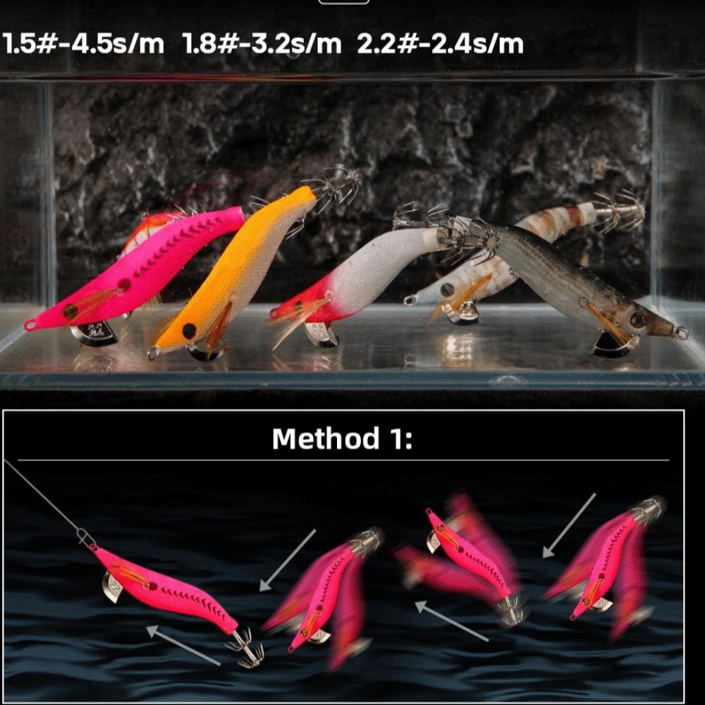 5.2g Fishing Lure 1.8# Hard Bait Shrimp Prawn Shrimp Lure  Night Fishing