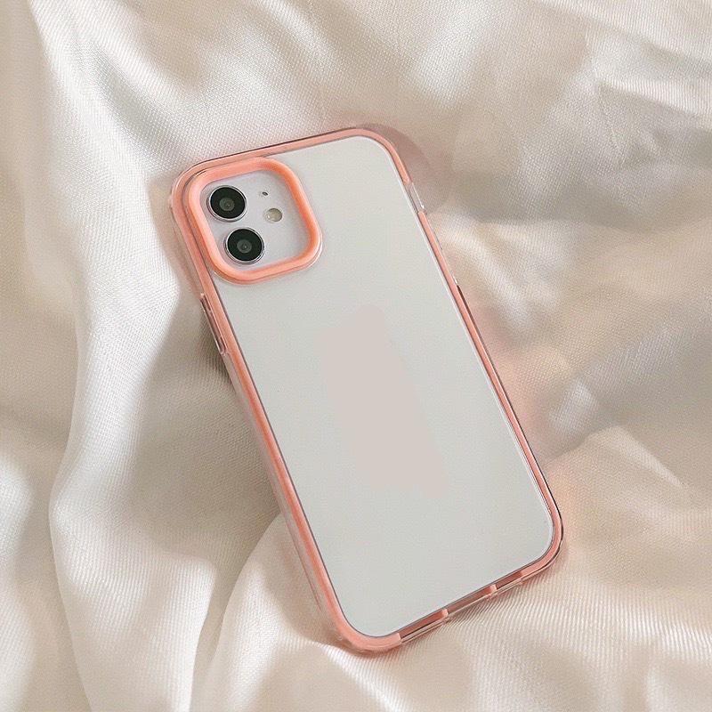 Fashion Transparent Phone Case for Iphone 11 12 13 14 15 Pro Max XS X XR Max 7 8 Plus SE 2020 Mini Candy Bumper Back Cover