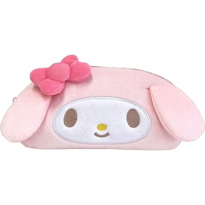 T's Factory Sanrio Plush Face Pen Pouch My Melody H9.7 X W19 X D5cm SR-5540859MM