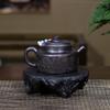 Handmade Yixing Zisha Teapot and Eight-Horses Gift Set by Famous Artist in Original Bronze Clay.