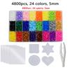 24/72 Colors Box Set Hama Beads Toy 2.6/5Mm Perler Educational Kids 3D Puzzles Diy Toys Fuse Beads Pegboard Sheets Ironing Paper