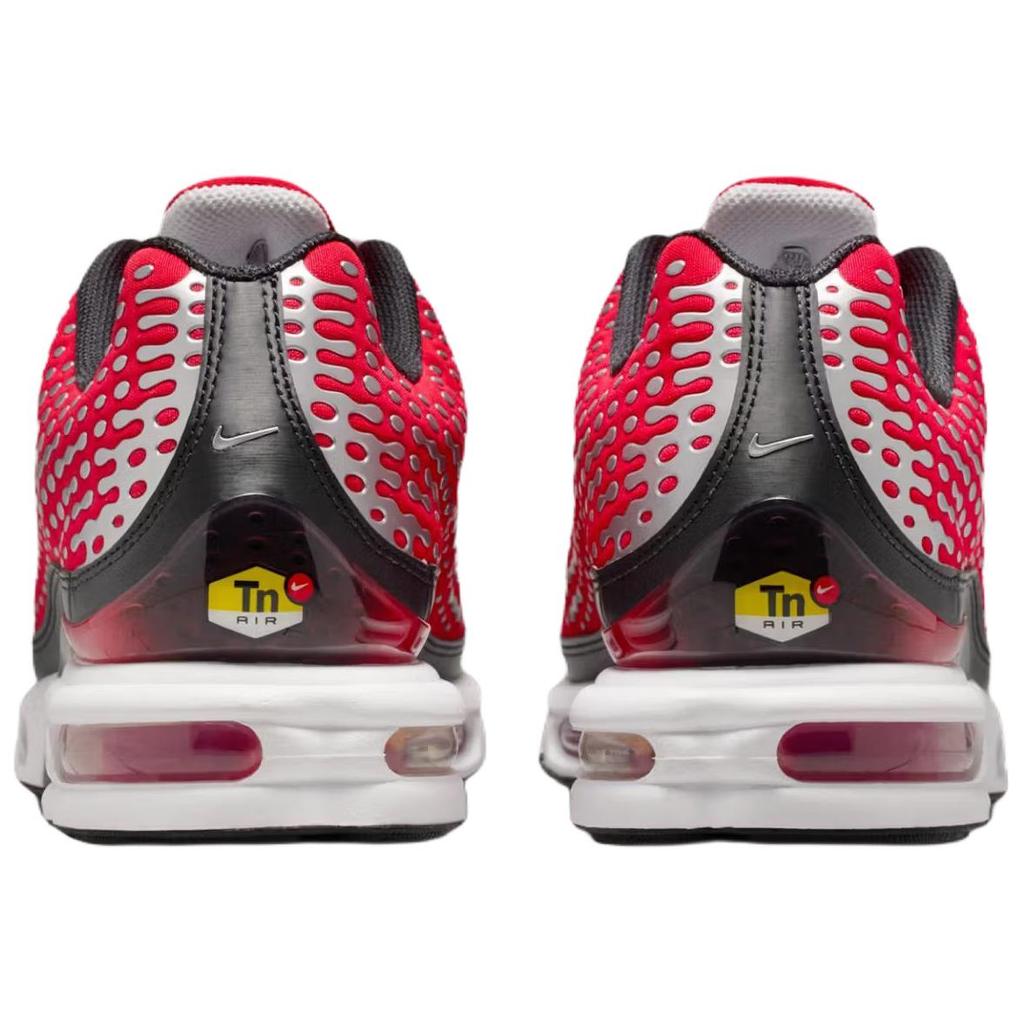Nike Air Max Plus 7 University Red Unisex Sneaker Schwarz Weiß Metallic-Silber HQ2197-600