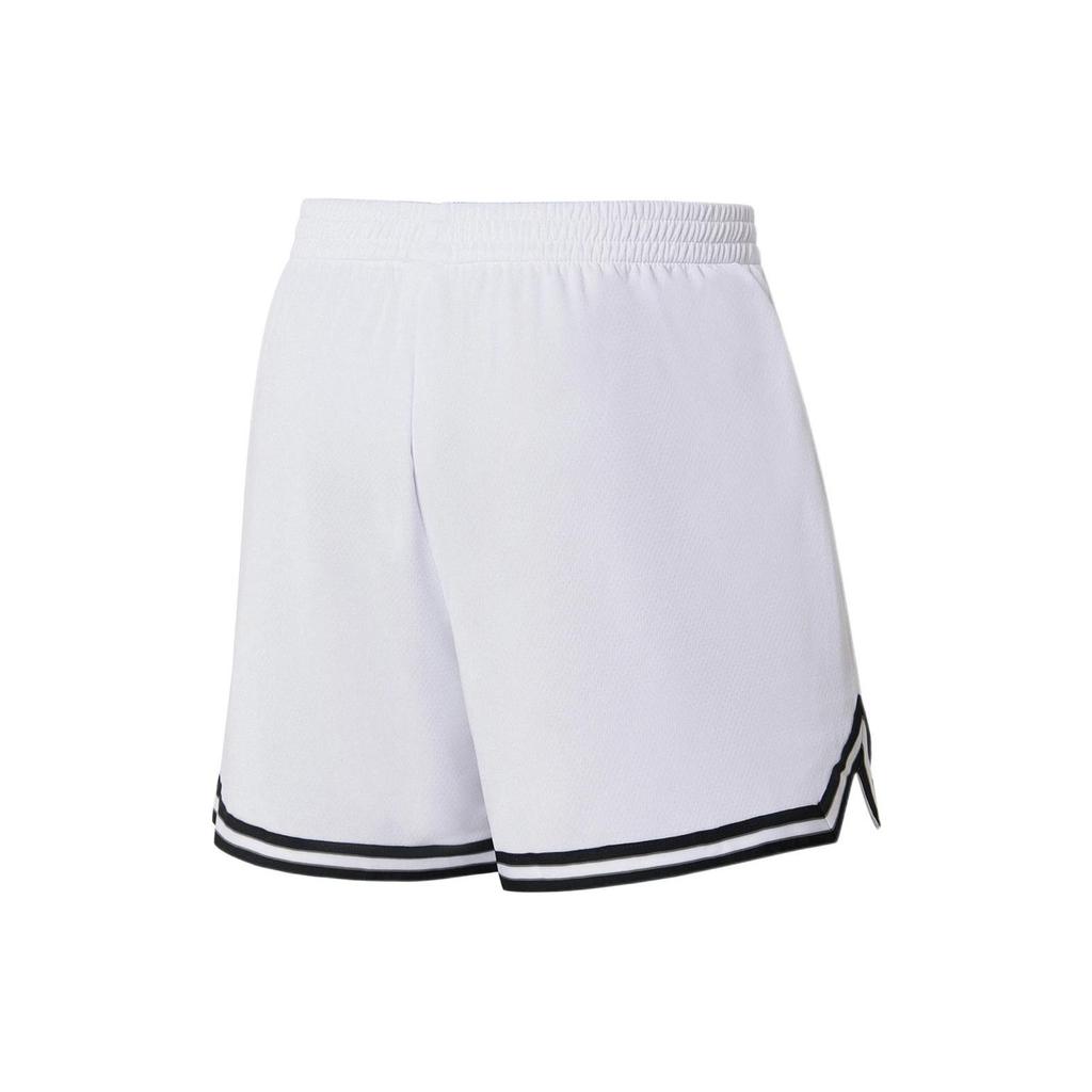 Li Ning CBA Series Professional Straight Casual Breathable Sports Basketball Pants Men bottoms White AAPS143-1
