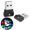 Mini USB Car Foot Light PC Auto Interior 7 Colors RGB LED Atmosphere Light Decorative Lamp Plug And Play Emergency Lighting