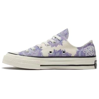 Chuck 70 Low Floral Men Sneakers Cream Beige Purple 570581C