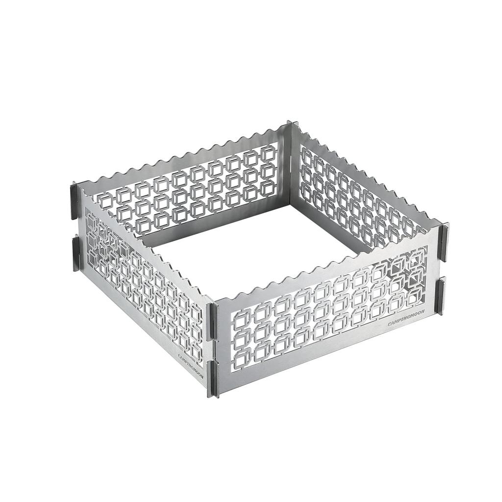 Camping Moon Bonfire Plate M Stainless Steel Fire Plate Circle Plate TKB-315-CU