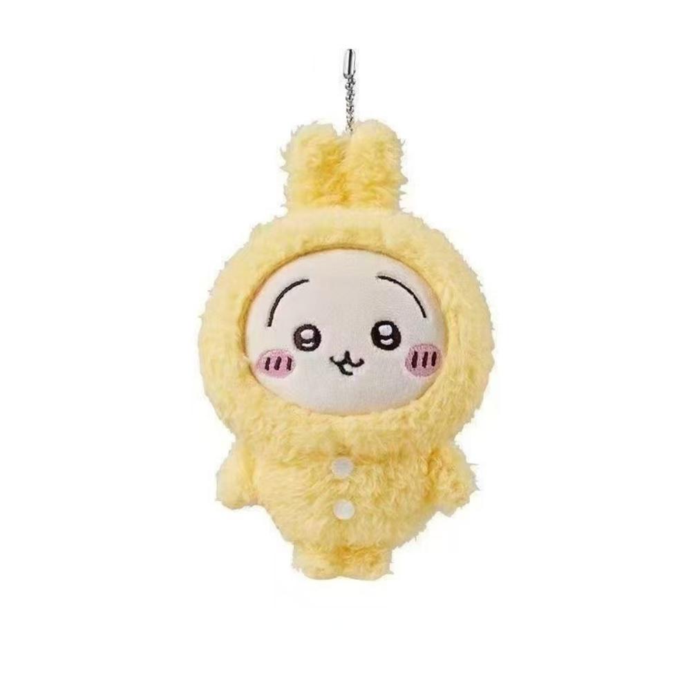 11CM Chiikawa Anime Plush Dolls Keychain Cartoon Usagi Hachiware Backpack Accessories Ornament Girls Toys Gifts