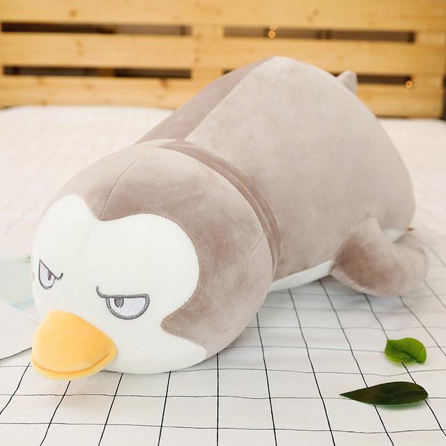 Soft Fat Penguin Shark Plush Toy Stuffed Cartoon Sea Animal Doll Fashion Pillow Kids Baby Girls Christmas Birthday Gift