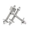 Guwanji GWJ-21 304 Stainless Steel Threaded Rod & Nut Set with Square Washers